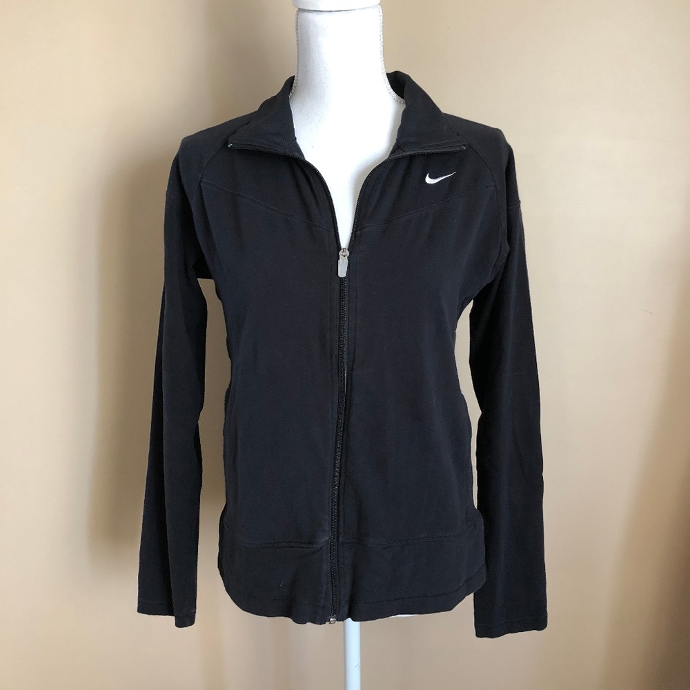 Nike |  Black Full-Zip Sweatshirt  L(12-14)
